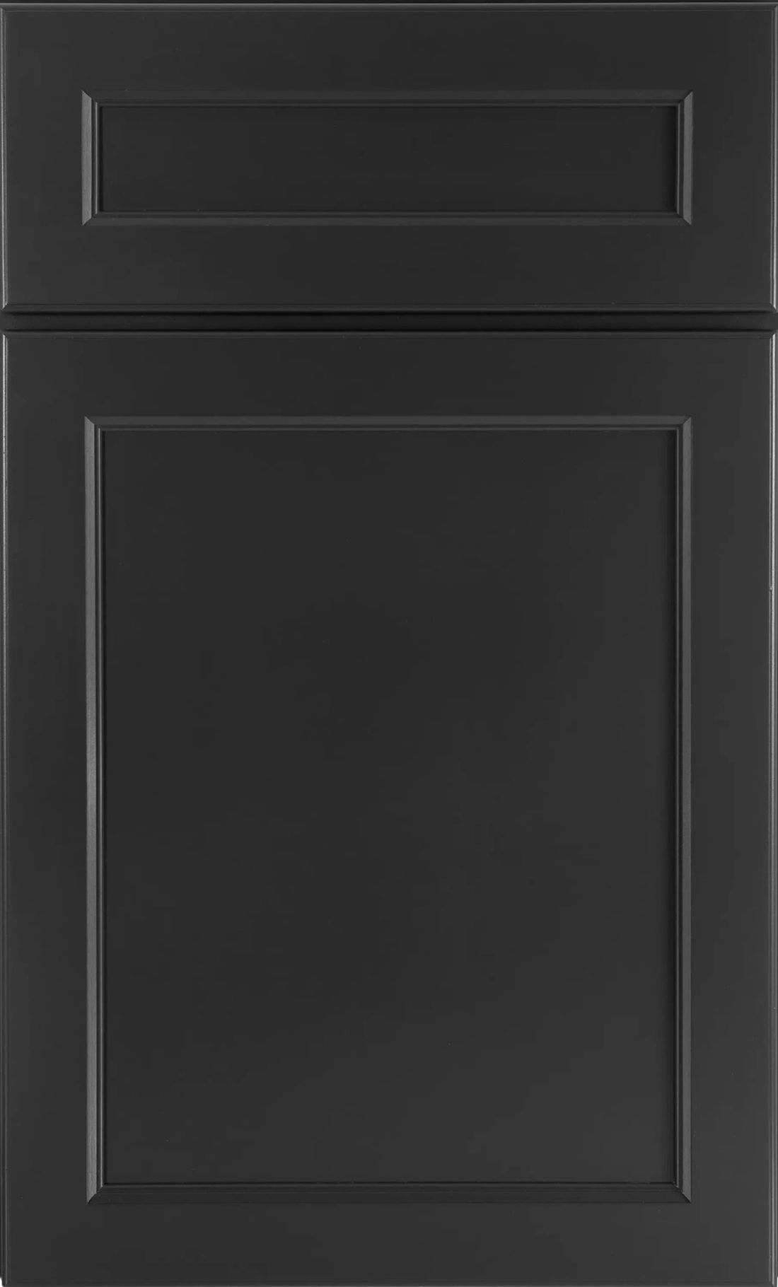 Charcoal raised panel cabinet door