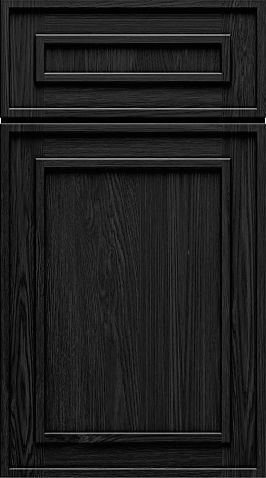 Black Elegant Rustic Charm cabinet door