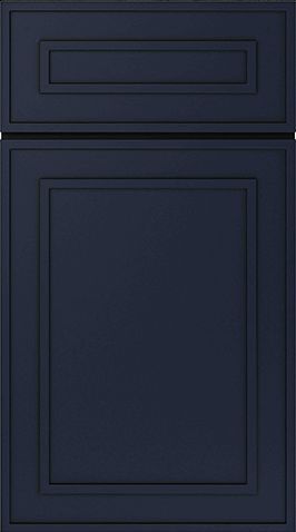 Navy Elegant Rustic Charm cabinet door