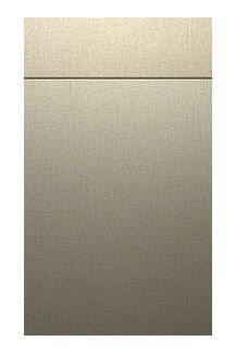 Fabric Grey flat panel cabinet door