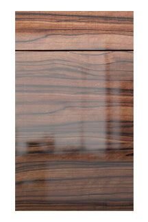 Gloss Ebony flat panel cabinet door