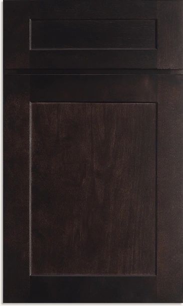 Liberty Shaker Espresso raised panel cabinet door