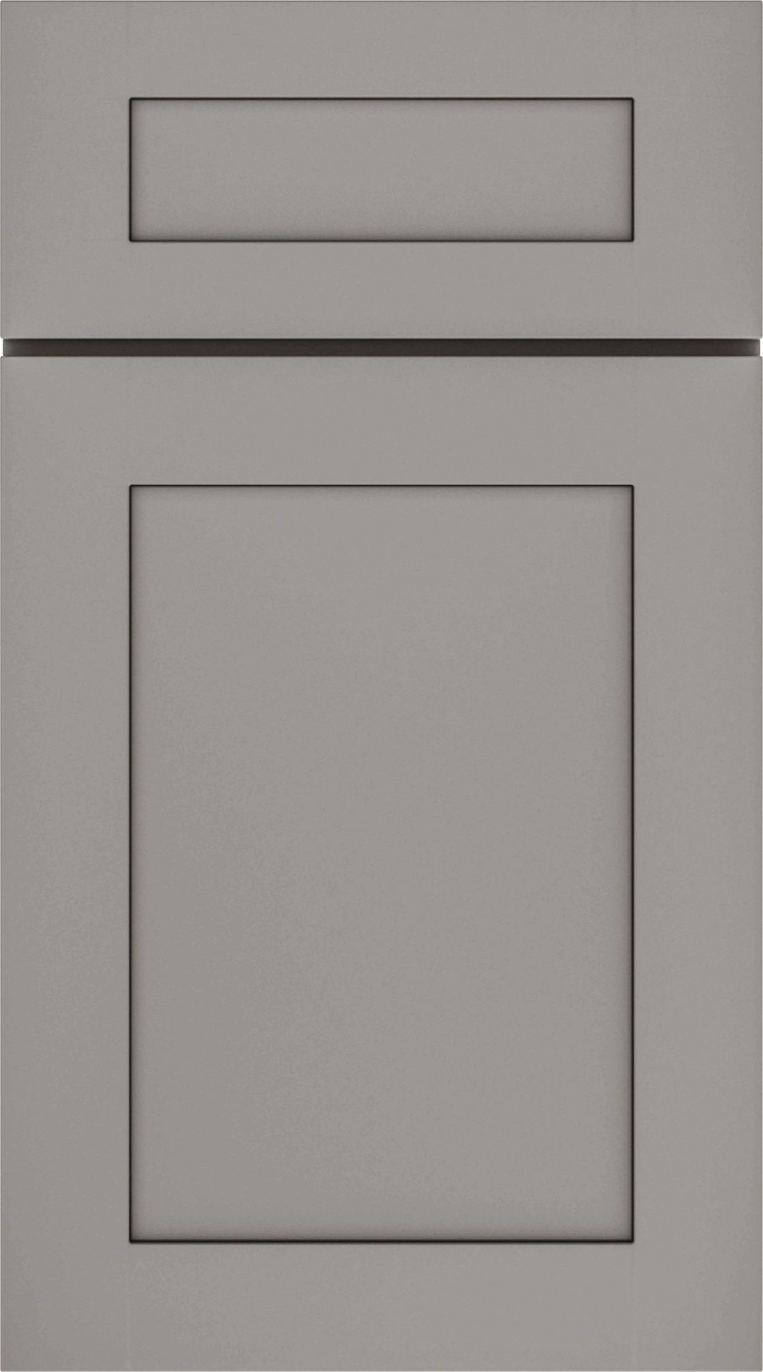 Grey Shaker Rustic Charm cabinet door