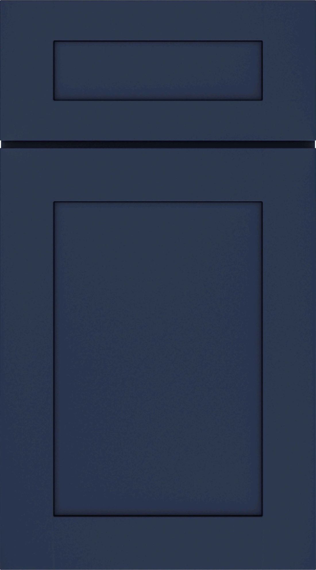 Navy Shaker Rustic Charm cabinet door